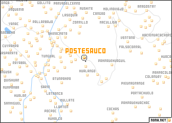 map of Poste Sauco