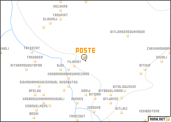 map of Poste