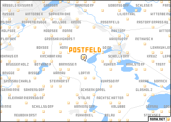 map of Postfeld