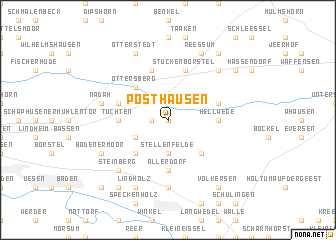 map of Posthausen