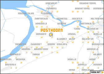 map of Posthoorn