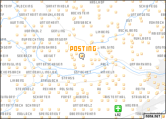 map of Pösting