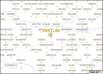 map of Postlow