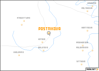 map of Postnikova