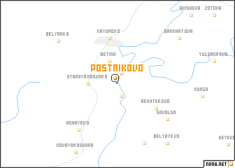 map of Postnikovo