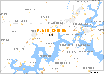 map of Post Oak Farms