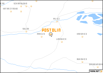 map of Postolin