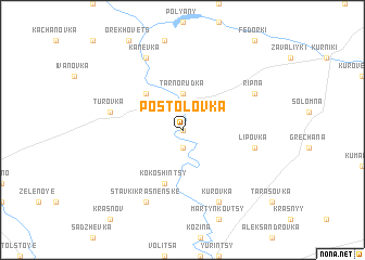 map of Postolovka