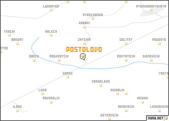 map of Postolovo