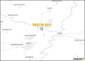 map of Postol\