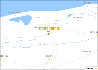 map of Postomino