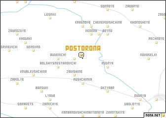 map of Postorona