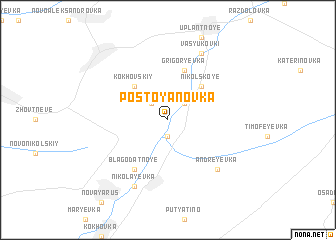 map of Postoyanovka