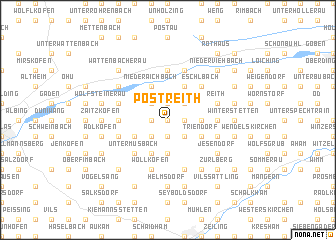 map of Postreith