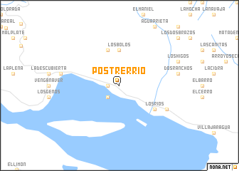 map of Postrer Río