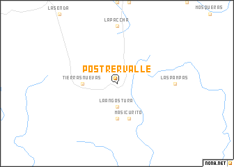 map of Postrervalle