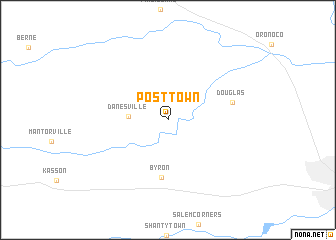map of Post Town