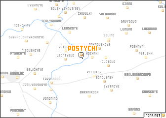 map of Postychi