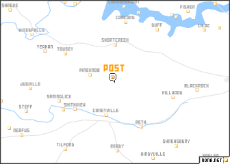 map of Post