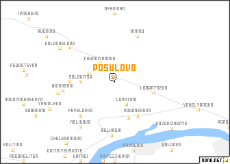 map of Posulovo