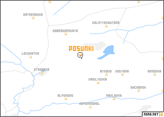 map of Posunʼki