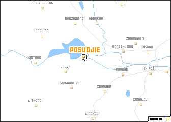 map of Posuojie