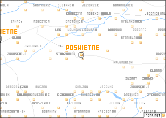 map of Poświętne