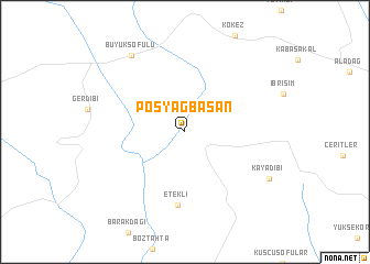 map of Posyağbasan