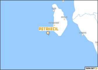 map of Pota-kecil