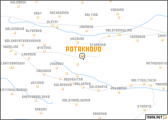 map of Potakhovo