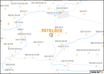 map of Potalovo