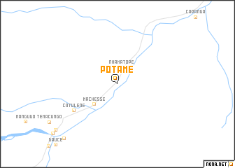 map of Potame