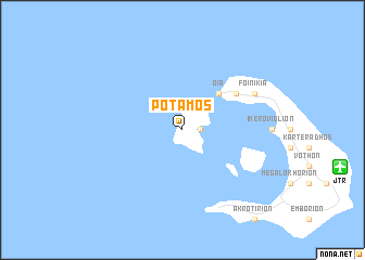 map of Potamós