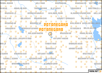 map of Potanegama