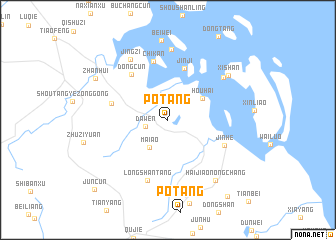 map of Potang