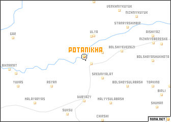 map of Potanikha