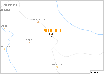 map of (( Potanina ))