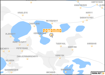 map of Potanino