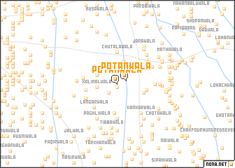 map of Potanwāla