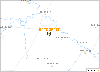 map of Potapenko