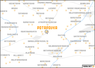 map of Potapovka