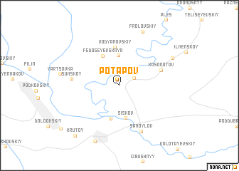 map of Potapov