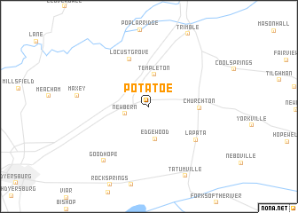 map of Potatoe