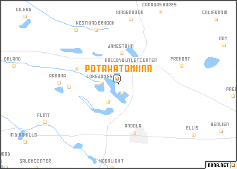 map of Potawatomi Inn