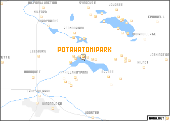 map of Potawatomi Park