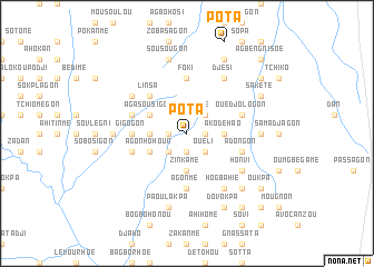 map of Pota