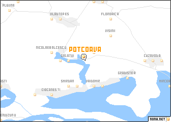 map of Potcoava