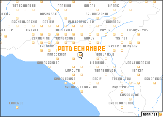 map of Pot de Chambre