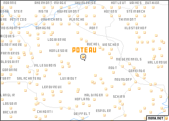 map of Poteau