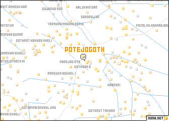 map of Pote Jo Goth